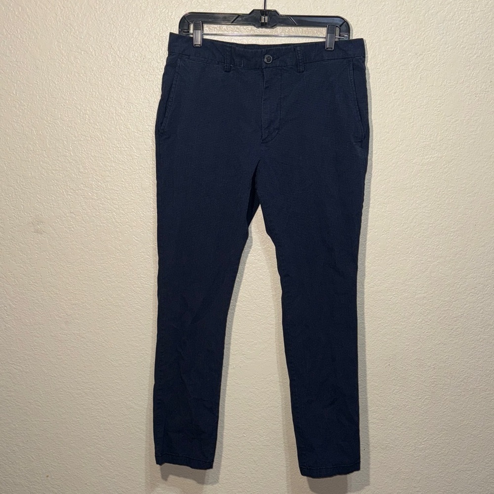 Old Navy Slim Chino Pants Men’s 33x30 Dark Blue Preppy Casual Cotton